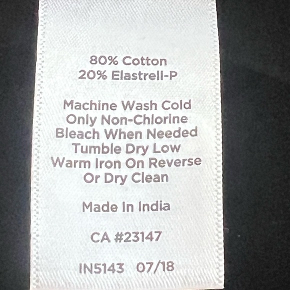 NWT TALBOTS FLAWLESS HI RISE STRAIGHT LEG BLACK VELVET 5pk PANTS SZ 10p - Picture 4 of 10